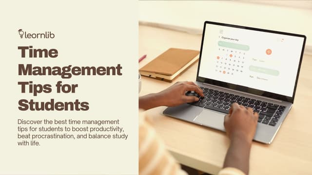 Time Management Tips for Students
